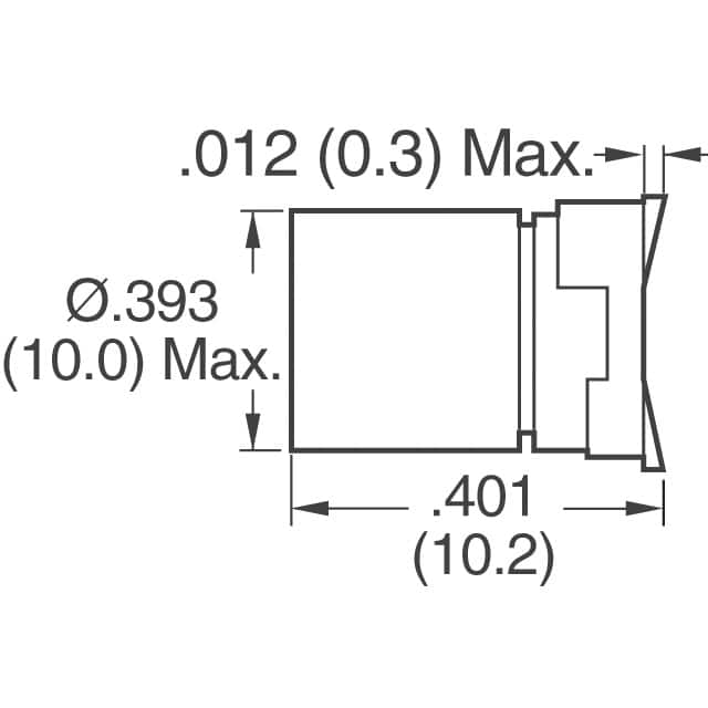 EEE-0JA102P Panasonic Electronic Components  Condensateurs électrolytiques en aluminium
